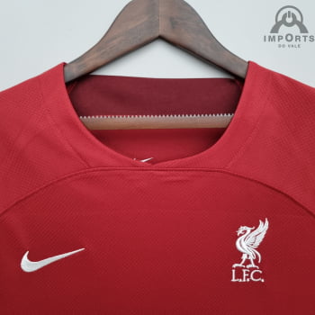 Camisa Liverpool l 22/23 Versão Feminina + Personalização Grátis