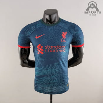 Camisa Liverpool lll 22/23 Versão Jogador + Personalização Grátis