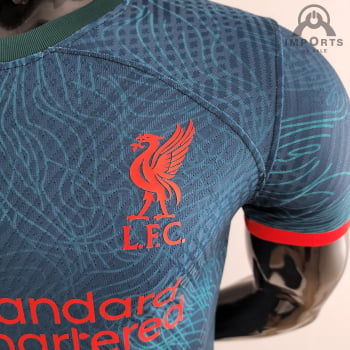Camisa Liverpool lll 22/23 Versão Jogador + Personalização Grátis