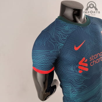 Camisa Liverpool lll 22/23 Versão Jogador + Personalização Grátis