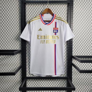Camisa Lyon I 23/24 Versão Torcedor + Personalização Grátis Camisa Lyon I 23/24 Versão Torcedor + Personalização Grátis