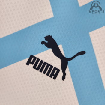 Camisa Manchester City 22/23 Versão Torcedor Pré-Jogo - Azul/branco