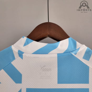 Camisa Manchester City 22/23 Versão Torcedor Pré-Jogo - Azul/branco