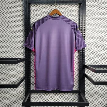 Camisa Manchester City 23/24 Goleiro Personalização Grátis - Roxo