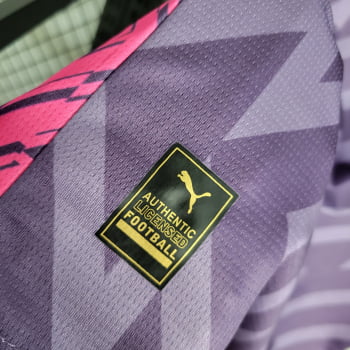 Camisa Manchester City 23/24 Goleiro Personalização Grátis - Roxo