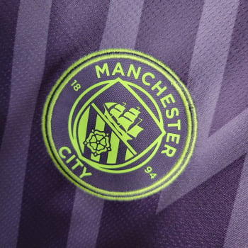 Camisa Manchester City 23/24 Goleiro Personalização Grátis - Roxo Camisa Manchester City 23/24 Goleiro Personalização Grátis - Roxo