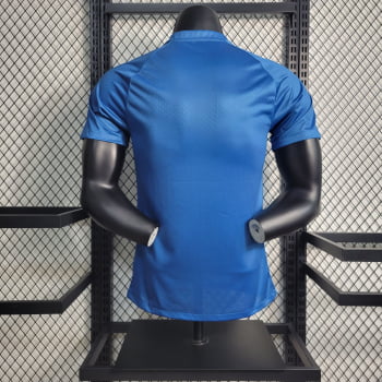 Camisa Manchester City 23/24 Versão Jogador Pré-Jogo - Azul