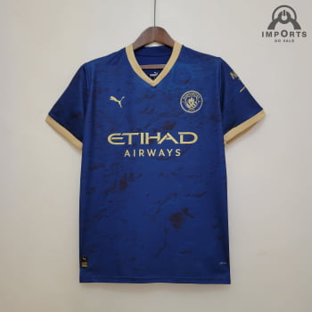 Camisa Manchester City 23/24 Versão Torcedor Ed. Especial Concept + Personalização Grátis Camisa Manchester City 23/24 Versão Torcedor Ed. Especial Concept + Personalização Grátis