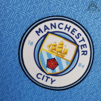 Camisa Manchester City I 21/22 Versão Feminina + Personalização Grátis