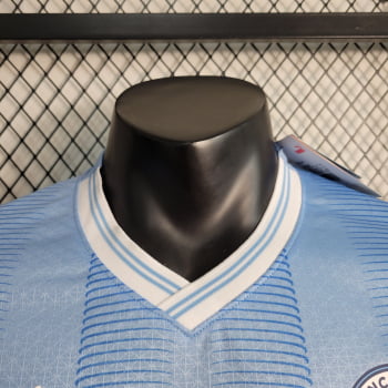 Camisa Manchester City I 23/24 Versão Jogador + Personalização Grátis 