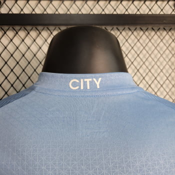 Camisa Manchester City I 23/24 Versão Jogador + Personalização Grátis 