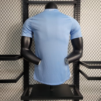 Camisa Manchester City I 23/24 Versão Jogador + Personalização Grátis 