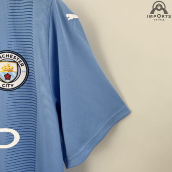 Camisa Manchester City I 23/24 Versão Torcedor + Personalização Grátis