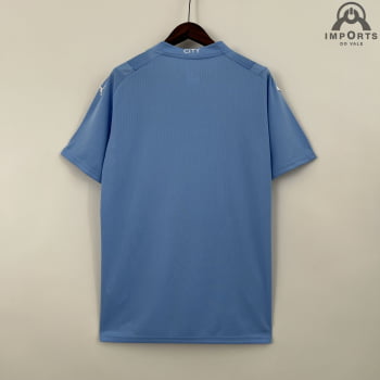 Camisa Manchester City I 23/24 Versão Torcedor + Personalização Grátis