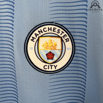 Camisa Manchester City I 23/24 Versão Torcedor + Personalização Grátis