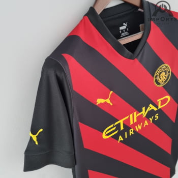 Camisa Manchester City II 22/23 Versão Torcedor + Personalização Grátis