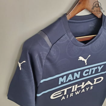 Camisa Manchester City III 21/22 Versão Torcedor + Personalização Grátis