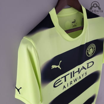 Camisa Manchester City III 22/23 Versão Torcedor + Personalização Grátis
