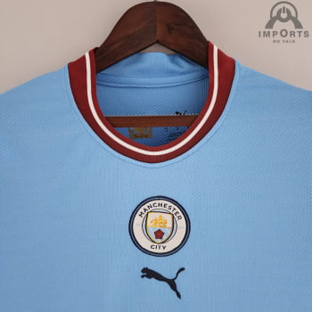 Camisa Manchester City l 22/23 Versão Feminina + Personalização Grátis