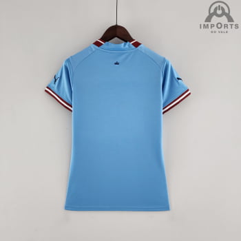 Camisa Manchester City l 22/23 Versão Feminina + Personalização Grátis