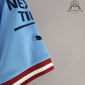 Camisa Manchester City l 22/23 Versão Torcedor + Personalização Grátis 