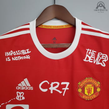 Camisa Manchester United 21/22 Treino Ed. Especial Cristiano Ronaldo (CR7) 