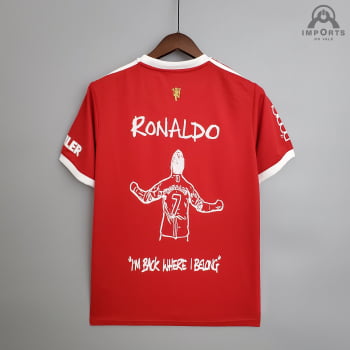 Camisa Manchester United 21/22 Treino Ed. Especial Cristiano Ronaldo (CR7) 