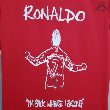 Camisa Manchester United 21/22 Treino Ed. Especial Cristiano Ronaldo (CR7) 