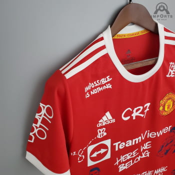 Camisa Manchester United 21/22 Treino Ed. Especial Cristiano Ronaldo (CR7) 