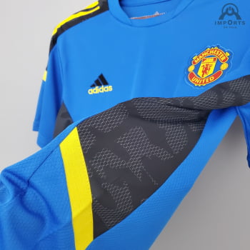 Camisa Manchester United 21/22 Treino - Azul