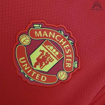 Camisa Manchester United 21/22 Treino - Vermelho