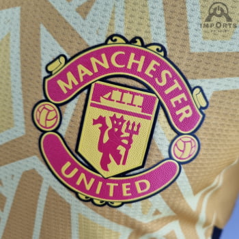 Camisa Manchester United 22/23 Versão Jogador Goleiro  + Personalização Grátis 