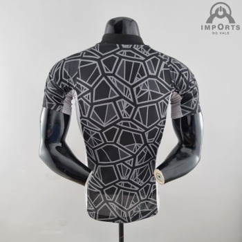 Camisa Manchester United 22/23 Versão Jogador Goleiro Preta + Personalização Grátis