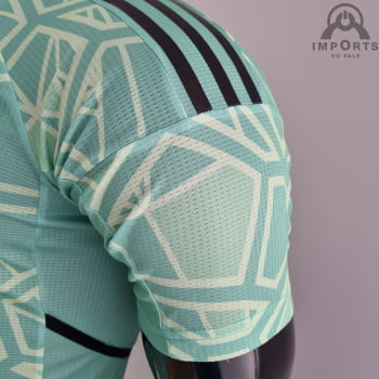Camisa Manchester United 22/23 Versão Jogador Goleiro Verde + Personalização Grátis