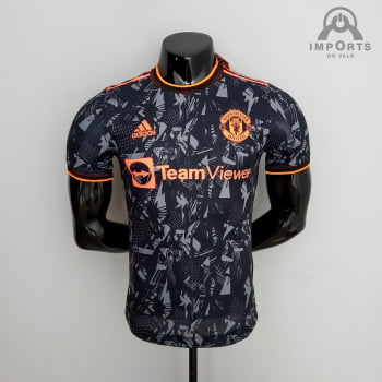 Camisa Manchester United 22/23 Versão Jogador - Concept Black 