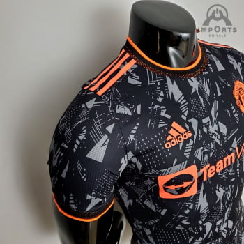 Camisa Manchester United 22/23 Versão Jogador - Concept Black