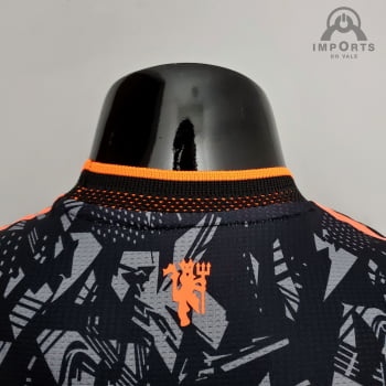 Camisa Manchester United 22/23 Versão Jogador - Concept Black