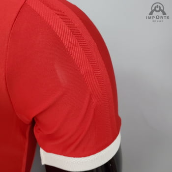 Camisa Manchester United I 21/22 Versão Jogador + Personalização Grátis