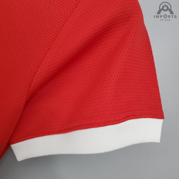 Camisa Manchester United I 21/22 Versão Feminina + Personalização Grátis
