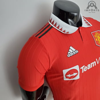 Camisa Manchester United I 22/23 Versão Jogador + Personalização Grátis