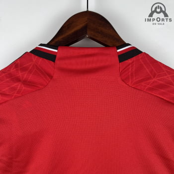 Camisa Manchester United I 23/24 Versão Feminina + Personalização Grátis 