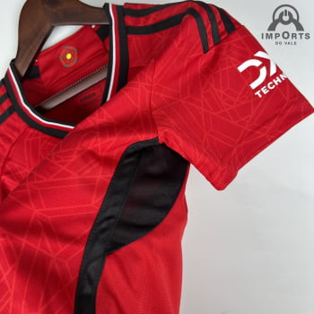 Camisa Manchester United I 23/24 Versão Feminina + Personalização Grátis 