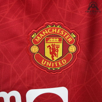 Camisa Manchester United I 23/24 Versão Torcedor + Personalização Grátis Camisa Manchester United I 23/24 Versão Torcedor + Personalização Grátis