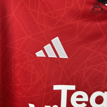 Camisa Manchester United I 23/24 Versão Torcedor + Personalização Grátis