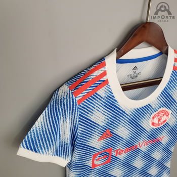 Camisa Manchester United II 21/22 Versão Feminina + Personalização Grátis