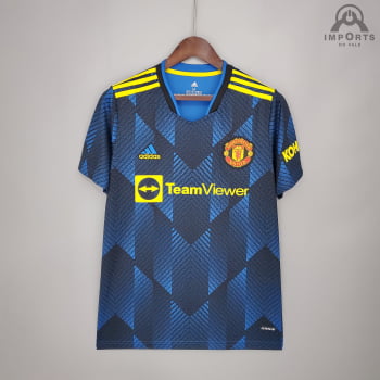 Camisa Manchester United III 21/22 Versão Torcedor + Personalização Grátis
