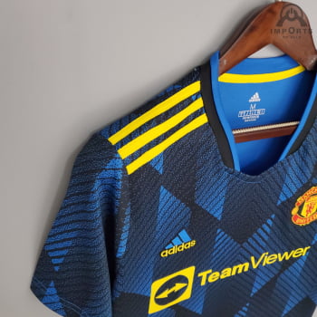 Camisa Manchester United III 21/22 Versão Torcedor + Personalização Grátis