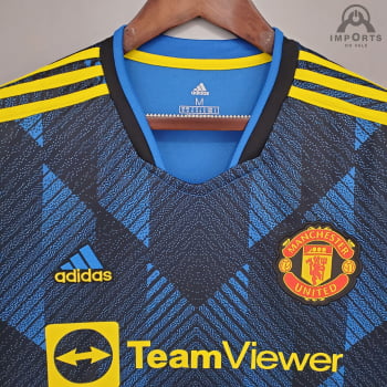 Camisa Manchester United III 21/22 Versão Torcedor + Personalização Grátis