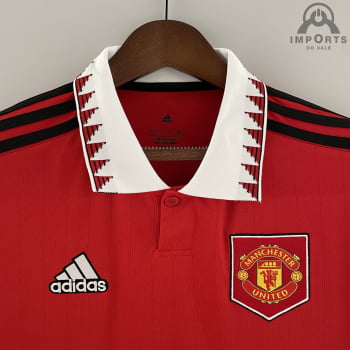 Camisa Manchester United l 22/23 Versão Torcedor + Personalização Grátis 