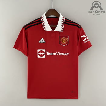Camisa Manchester United l 22/23 Versão Torcedor + Personalização Grátis 